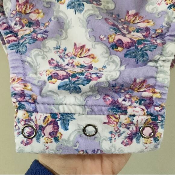 Olive Mae Tiny Dancer Purple Floral Leotard 12 18 month One Piece Bodysuit - Picture 5 of 5